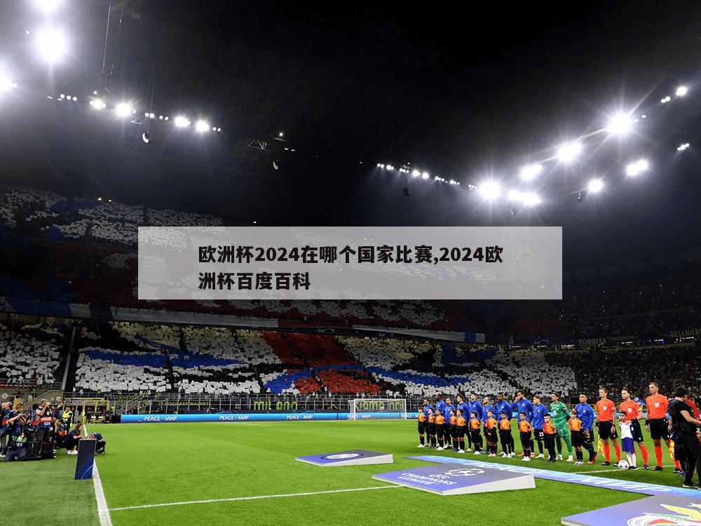 欧洲杯2024在哪个国家比赛,2024欧洲杯百度百科