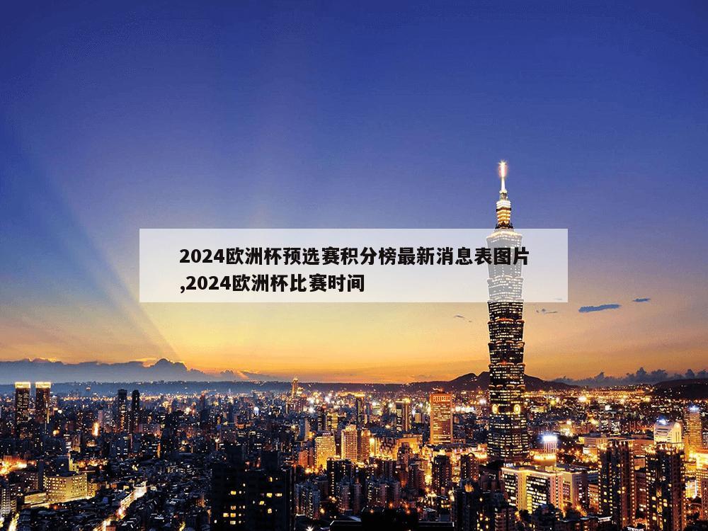 2024欧洲杯预选赛积分榜最新消息表图片,2024欧洲杯比赛时间